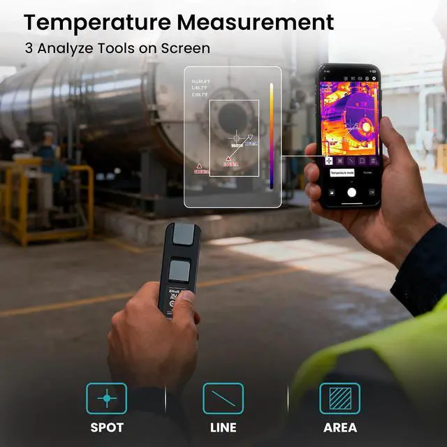 Alt view image 7 of 7 - Wireless Thermal Camera 512×384 for Home HVAC Inspection