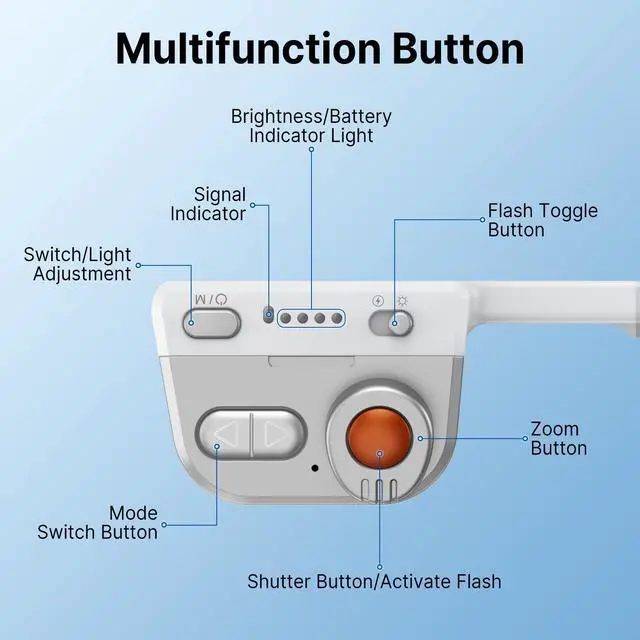 Alt view image 6 of 7 - Phone Selfie Grip with Light+Flash, Magnetic Phone Camera Grip with Detachable Shutter Remote, Adjustable LED Magnetic Selfie Light for Selfies/Photography/TikTok/Creators/Video
