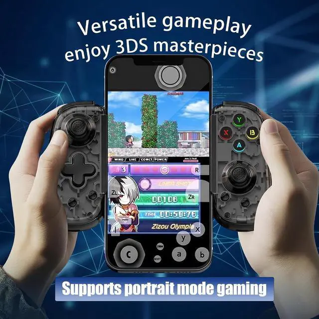 Alt view image 2 of 7 - USB-C Wired & Wireless Mobile Game Controller for iPhone, Android USB-C Phones, PC, Switch - Supports Xbox/PS/Steam Remote Play & Cloud Gaming - Hall Effect Joysticks, Turbo, Vibration