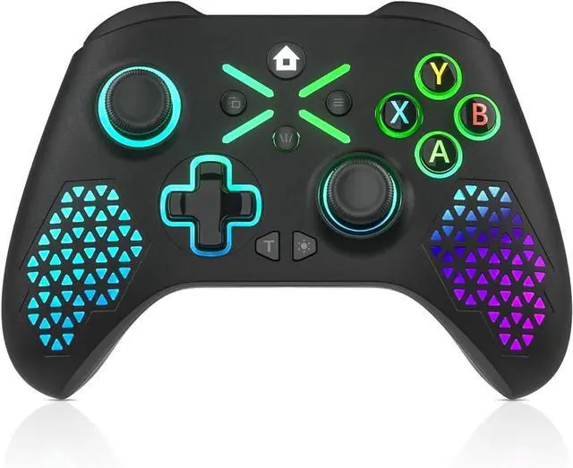 Main image of Wireless Controller for X-box One, X-box Series X/S, PC, Switch, iOS, Android, LED Gaming Controller with TURBO, Macro Function, 6-Axis Gyro, 3.5mm Audio Jack, WiFi Connectivity