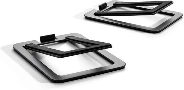 Main image of DS2M Metal Speaker Stands Pair Steel Desktop Speaker Stands