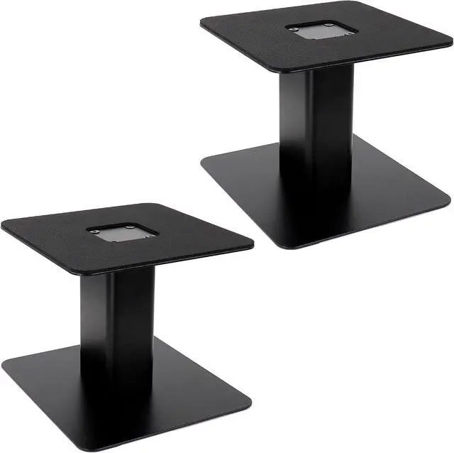 Main image of Tlingt Desktop Speaker Stands Pair, 7"x7" Metal Tray, 6" Tall