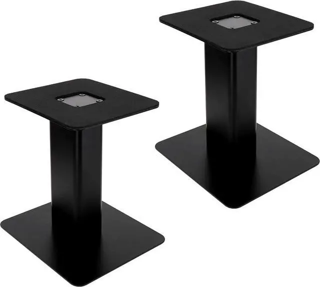 Main image of Tlingt Desktop Speaker Stands Pair, 6"x6.7" Metal Tray, 8" Tall