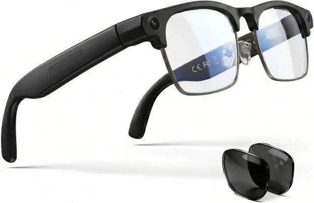 Main image of AI Smart Glasses for Men Women, 4K Camera, Translator, Call & Recorder