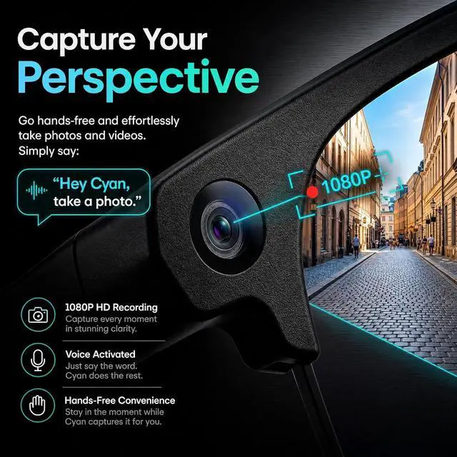 Alt view image 4 of 7 - AI Smart Glasses for Men Women, 4K Camera, Translator, Call & Recorder