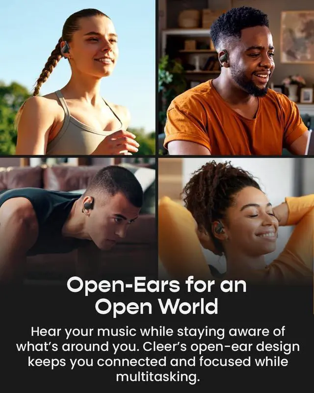 Alt view image 6 of 7 - ARC 5 Open Ear Earbuds with Dolby & THX Audio, Black
