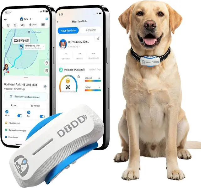 Main image of AI GPS Dog Tracker, Virtual Fence & AI Health Monitor, Waterproof