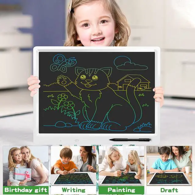 Alt view image 4 of 6 - 18 Inch LCD Writing Tablet, Large Drawing Pad for Kids & Adults