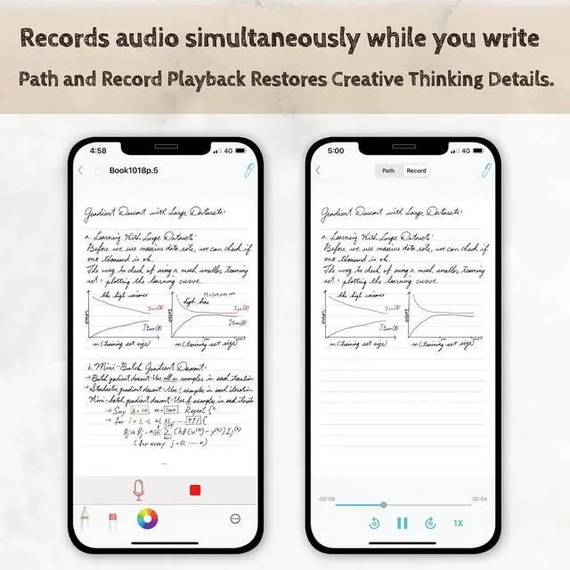Alt view image 7 of 7 - Digital Smart Pen Smart Notebook and Board Writing Set for Note Taking