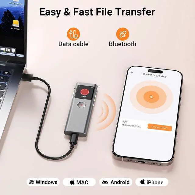 Alt view image 6 of 7 - AI Voice Recorder, Transcribe & Summarize with AI Note Taker