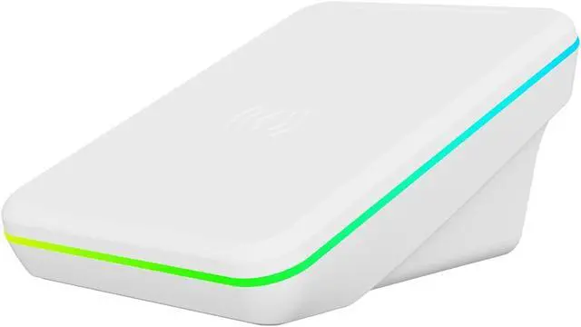 Alt view image 4 of 5 - AJ200 Wireless Mouse, Tri-Mode (2.4G/Bluetooth/Wired) with Voice AI Assistant, 63g Lightweight Skeleton Structure, PAW3311 24000 DPI, 1K Polling Rate, 500mAh Battery, RGB Magnetic Charging Base, White