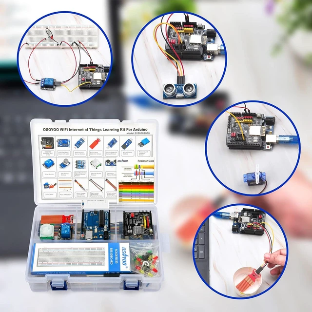 Alt view image 2 of 7 - IoT WiFi Learning Coding Starter Kit for Arduino with ESP8266 Module