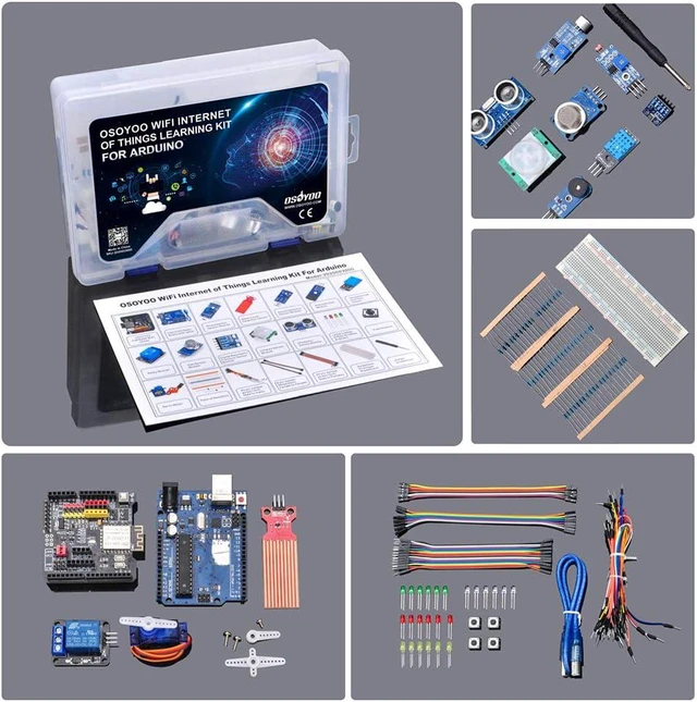 Alt view image 7 of 7 - IoT WiFi Learning Coding Starter Kit for Arduino with ESP8266 Module