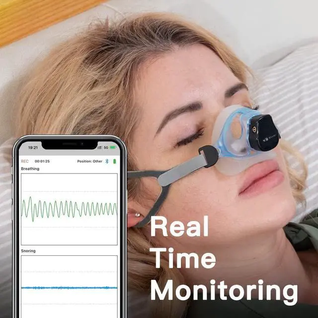 Alt view image 3 of 7 - Sleep Breathing Monitor for Airflow Tracking