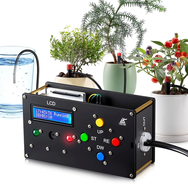 Main image of Arduino UNO Educational Kit with Timed Plant Watering System Timer Alarm & Multiple Sensors, STEM Coding DIY Electronics Project Kit for Teens 15+ & Adults