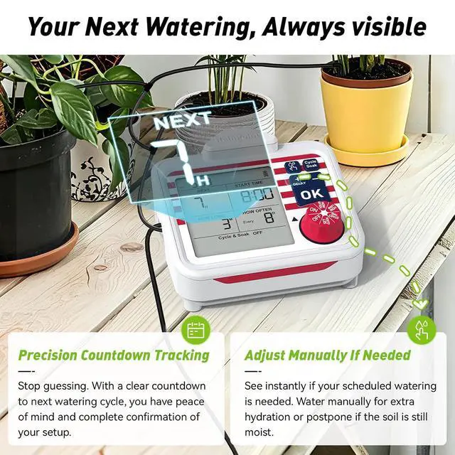 Alt view image 3 of 7 - Indoor Large Display Automatic Plant Waterer Kit