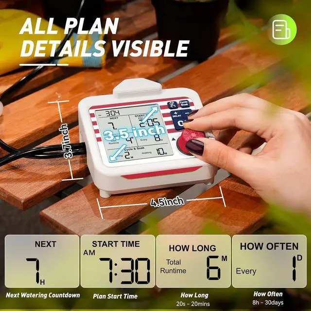 Alt view image 2 of 7 - Indoor Large Display Automatic Plant Waterer Kit