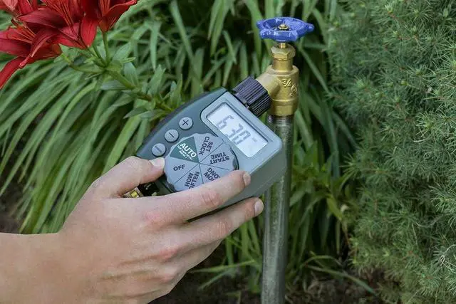 Alt view image 5 of 7 - 61014 Automatic Garden Box Irrigation System - Complete 64 Sq Ft Coverage Kit with Digital Hose Timer & Quick-Connects