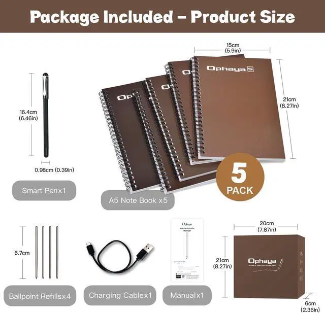 Alt view image 6 of 7 - Smart Digital Notebook with Smart Pen Digitize Your Notes