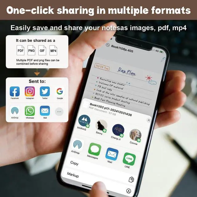 Alt view image 7 of 7 - Smart Digital Notebook with Smart Pen Digitize Your Notes