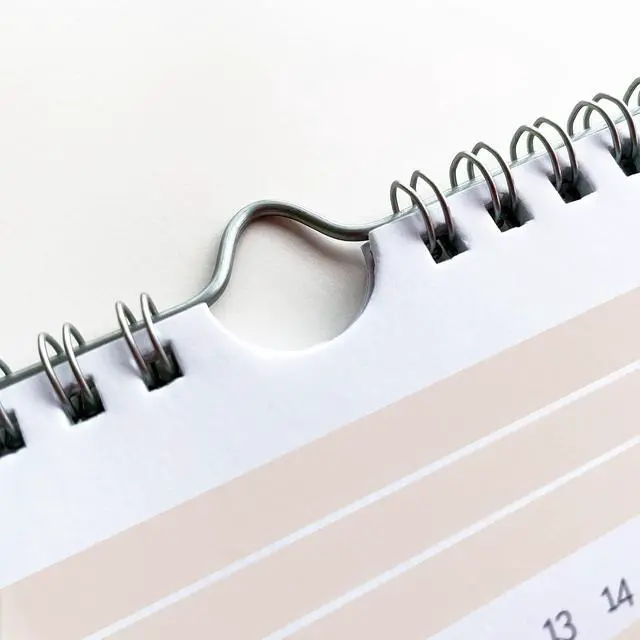 Alt view image 5 of 6 - Habit Tracker Calendar, (Undated 12 Month) with Spiral Bound and Hanger, A4 size (8.3"x11.7"), Habit Tracker Journal for Daily Weekly and Monthly Habit Tracking.