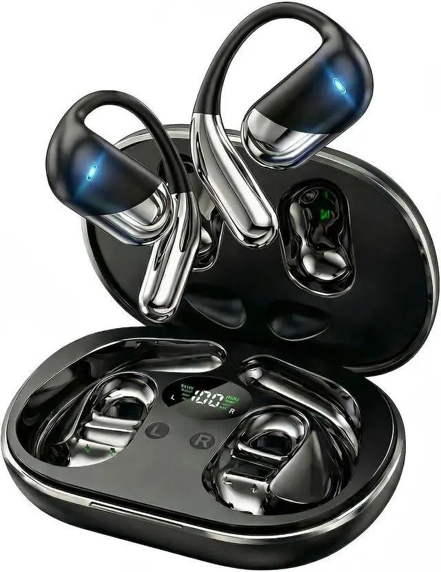 Main image of AI Translation Earbuds Real Time 194 Languages Translator Earbuds, No Subscription, 60H Battery Open Ear Bluetooth 6.1 Headphones, Audifonos Traductores Inglés Español for Travel Business Learning