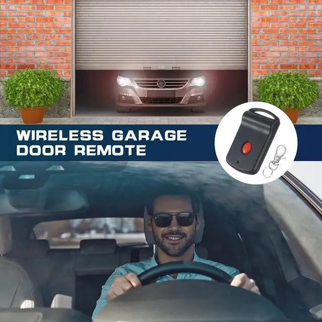 Alt view image 5 of 7 - 6 Pcs Garage Door Opener Remote Portable Remote Garage Transmitter 10 Dip Switch Door Opener Compatible with 3060 3089 4120 300mhz