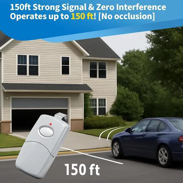 Alt view image 3 of 5 - 6 for 10 Dip Switch Multicode & Stanley Gate Opener Remote 300MHz & 310MHz | Compatible with 10 Digit Multicode Gate Opener,for Multi code Garage Door Opener Remote 3089 1050