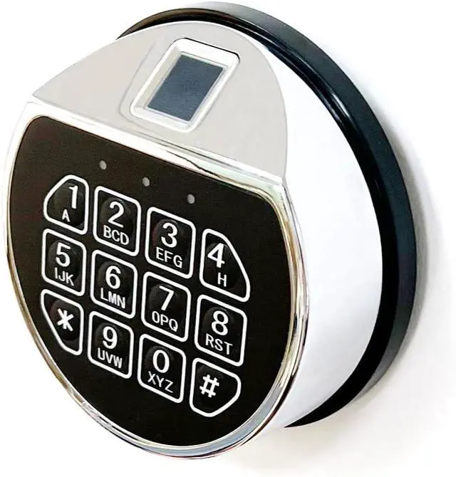 Main image of Biometric Gun Safe Lock Replacement, Digital Code Fingerprint Lock for Safe Box and Cabinet