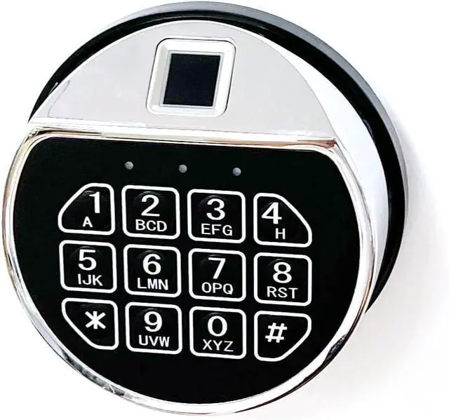 Alt view image 2 of 7 - Biometric Gun Safe Lock Replacement, Digital Code Fingerprint Lock for Safe Box and Cabinet