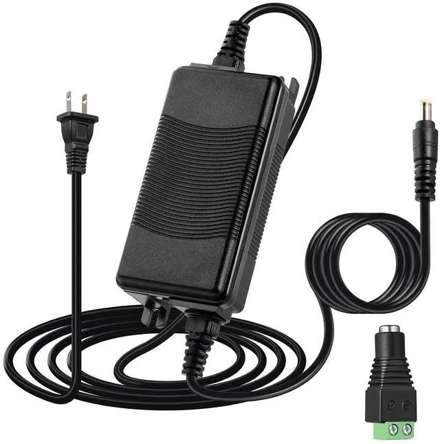 Main image of 12V 3A IP67 Waterproof Power Adapter DC Power Supply UL Certified | 12V 36W Dual-Wire Desktop Switching Power Supply with Short Circuit Protection Suitable for LED Strips and Security Cameras