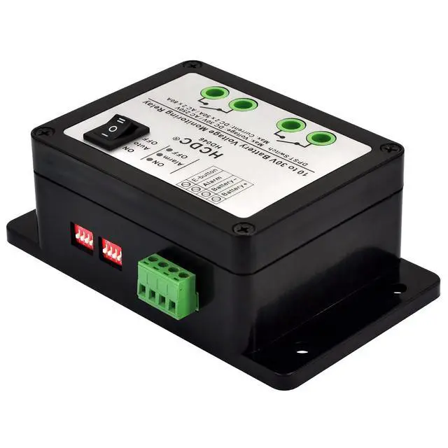 Alt view image 4 of 6 - 10-30V DC Voltage Monitoring DPST Relay Module, Low Voltage Disconnect LVD for 12V 18V 24V Battery, Load 80Amp/AC250V or 50Amp/DC30V