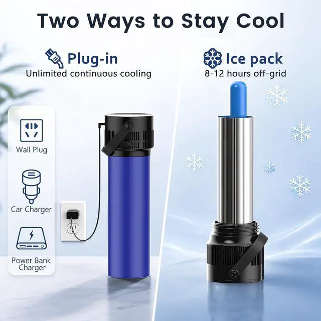 Alt view image 2 of 7 - Electric Insulin Cooler Travel Case, TSA Approved Smart Medicine Cold Storage & Biogel Ice Pack for Travel, Portable Refrigerated Case for Peptide Diabetic Pens Vials, USB-C Powered