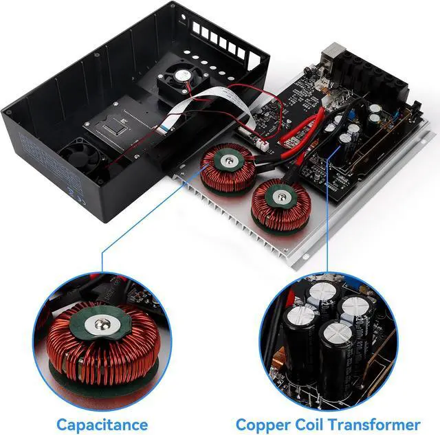 Alt view image 6 of 7 - 100A MPPT Solar Charge Controller 12V/24V DC Input, Auto Parameter Adjustment, LCD Display, Solar Panel Voltage Regulator, Fits Lead-Acid, AGM, Sealed, Gel, Flooded & LiFePO4