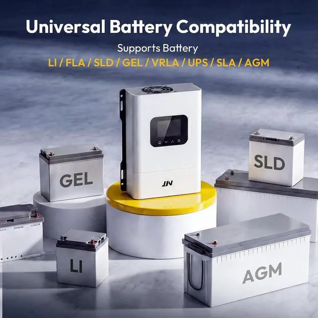 Alt view image 4 of 7 - 40A MPPT Solar Charge Controller, 99.5% Efficiency, Built-in WiFi | LiFePO4 AGM Compatible,with large, clear OLED Display,12V-72V system Auto,IP67 Waterproof