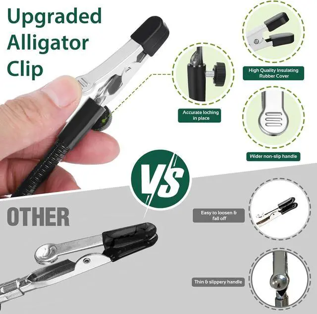 Alt view image 3 of 6 - Super Magnetic Helping Hands Soldering Station, Third Hand Soldering Tool with Alligator Clips, 4 Flexible Gooseneck Arms & 4 PCB Circuit Board Holders for Electronic Repair Soldering Craft Hobby