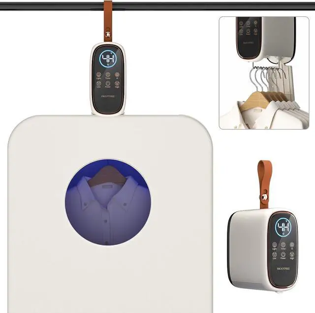 Main image of Portable Clothes Dryers for Apartments, High Power Dual Motors, No-Installation Fast Small Mini Clothes Dryer, Compact Electric Dryer for RV, Home Use, Travel Clothes Dryer