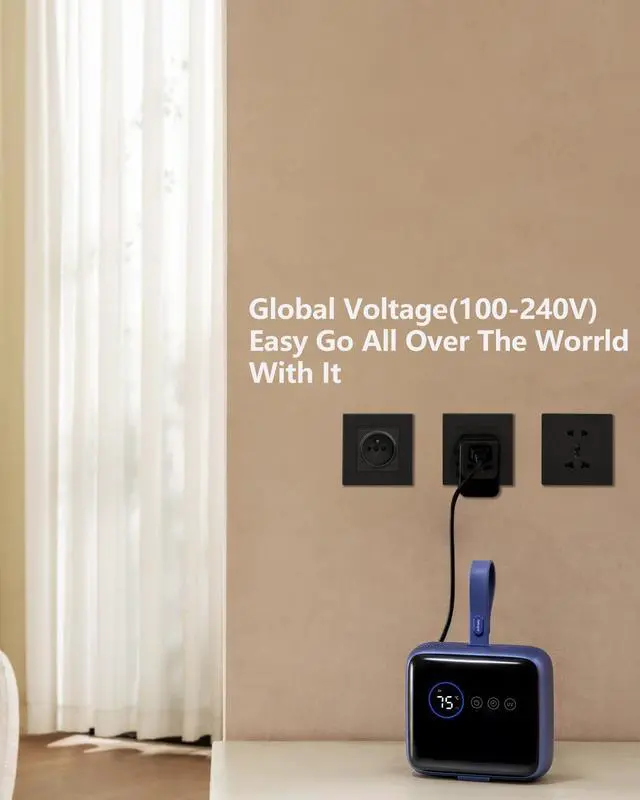 Alt view image 7 of 7 - Portable Compact Clothes Dryer, Global Voltage Travel Dryer, Unique Design with 4 Drying Modules, 36-Decibel Silent design, Quiet Efficient Portable Drying System for Home, Travel & Dorm