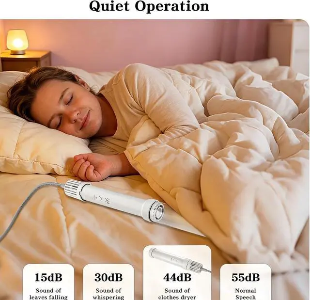 Alt view image 5 of 7 - Mini High Speed Portable Clothes Dryer | Fast Warm Air, Compact, Quick Drying Device, For Travel Camping Apartment RV Dorm