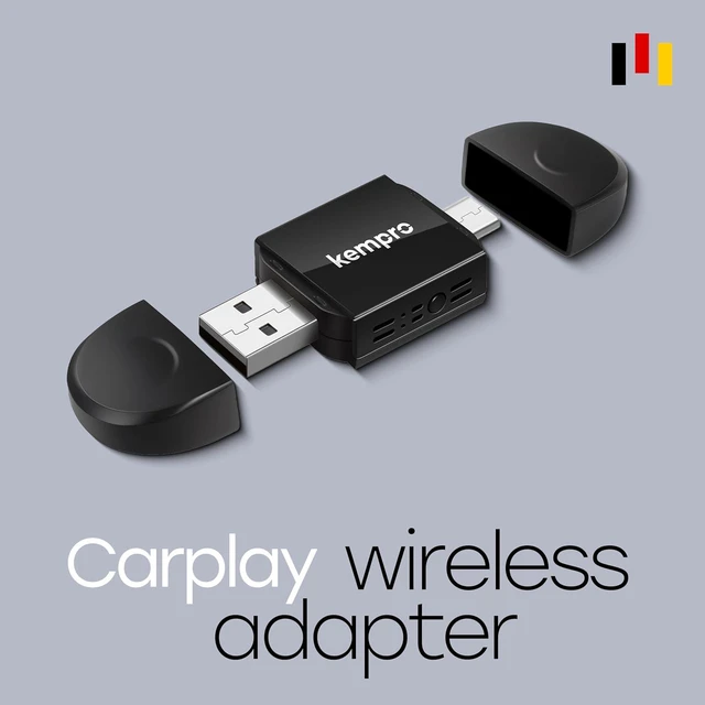 Alt view image 7 of 7 - 2026 Upgraded 2-in-1 Wireless CarPlay & Android Auto Adapter, Plug & Play Wired to Wireless Dongle, USB-A/USB-C, Auto Connect, iPhone iOS 10+ Android 11+, Cars 2016+