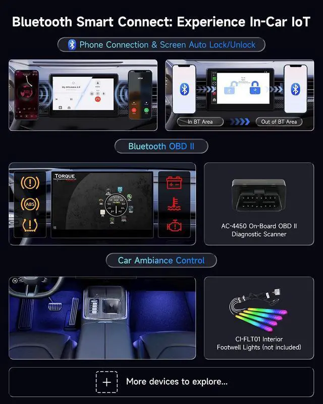 Alt view image 7 of 7 - Wireless Carplay Adapter - Magic AI Box CarPlay Android Auto Wireless, Dual Wi-Fi & BT USB Playback, AI-Powered, OTA, Video Box for YouTube, Netflix, CB4CT-GY