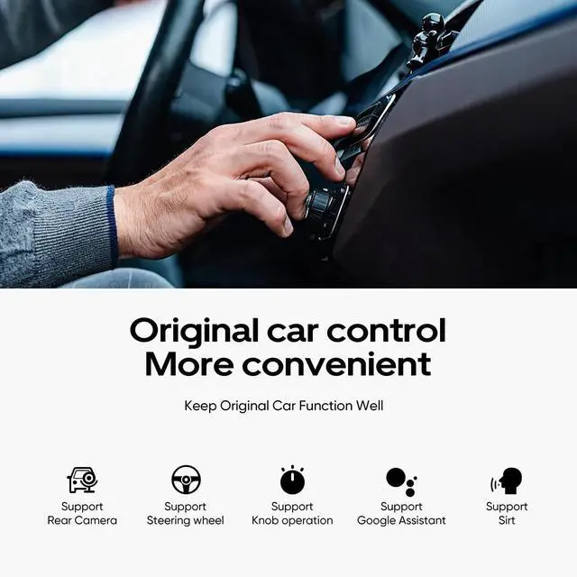 Alt view image 5 of 7 - Mazda CarPlay & Android Auto Wired Adapter with Fast Charge & Type-C Port | 2024 Upgraded Retrofit Kit for MZD Connect (2015-2020) | CX-5/CX-9/Mazda3/6/MX-5 | OEM TK78-66-9U0C Hub (P2 PRO)