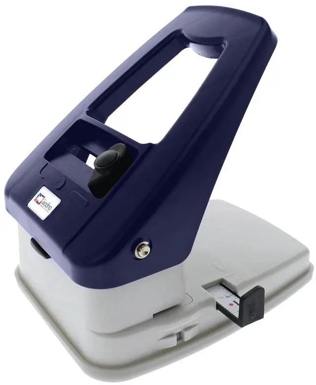 Main image of 3-in-1 ID Badge Slot Punch for ID Cards (Works with All PVC Cards and ID Card Printers) (Blue, 3 in One)