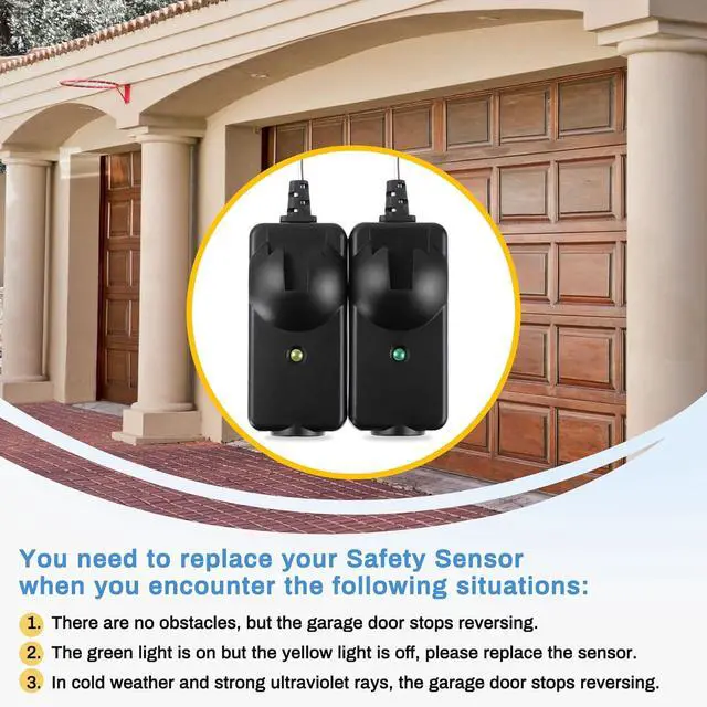 Alt view image 5 of 7 - 41A5034 Garage Door Sensor Sun Shield, Replacement for Craftsman Chamberlain Liftmaster Garage Door SensorReplace for 820CB, G801CB-P, 2610459, 012381050345, 801CB, 41A5266-1, 041-0136