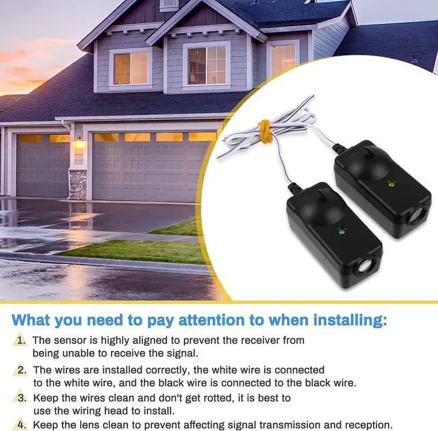Alt view image 6 of 7 - 41A5034 Garage Door Sensor Sun Shield, Replacement for Craftsman Chamberlain Liftmaster Garage Door SensorReplace for 820CB, G801CB-P, 2610459, 012381050345, 801CB, 41A5266-1, 041-0136