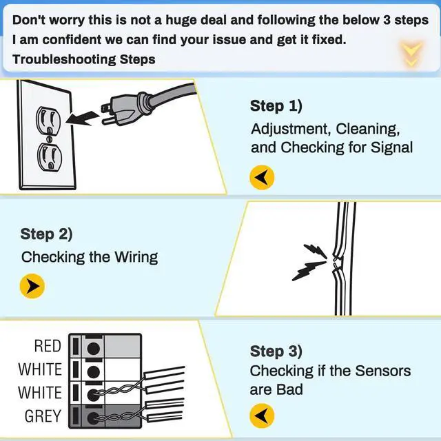 Alt view image 7 of 7 - 41A5034 Garage Door Sensor Sun Shield, Replacement for Craftsman Chamberlain Liftmaster Garage Door SensorReplace for 820CB, G801CB-P, 2610459, 012381050345, 801CB, 41A5266-1, 041-0136