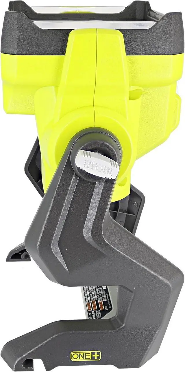 Alt view image 3 of 7 - Ryobi P721 One+ 1,800 Lumen 18V Hybrid AC and Lithium Ion Powered Flat Standing LED Work Light with Onboard Mounting Options (Battery and Extension Cord Not Included, Light Only)