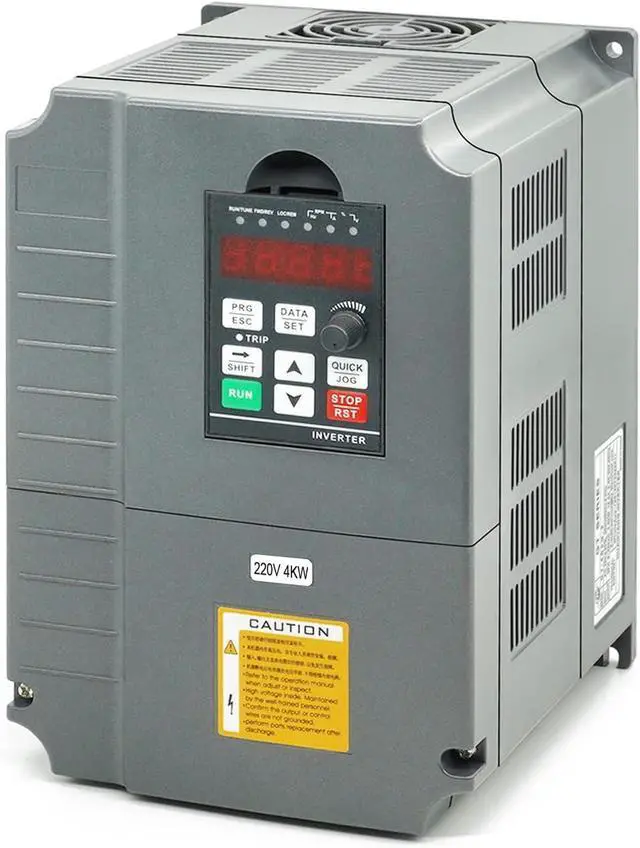 Main image of HUANYANG VFD Variable Frequency Drive 4kW 5HP 220V (GT-4R0G-2) | Vector Control,220VAC 1-3 Phase Input, 220VAC 3-Phase 0-400HZ Output,16A,Motor Speed Contorl