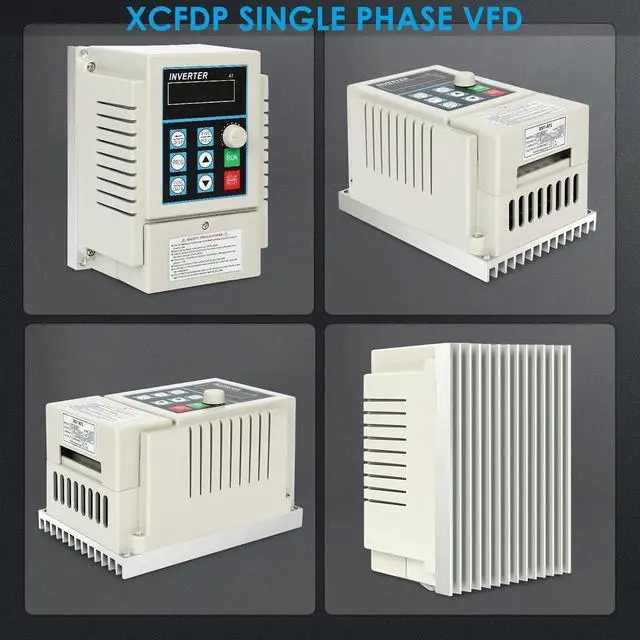 Alt view image 5 of 7 - VFD Inverter 0.75kw 1HP 5A AC 220V Variable Frequency Drive | Single Phase to 3 Phase, Frequency Converter, For Spindle Motor Speed Control