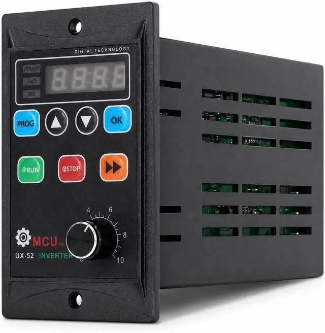 Main image of UX-52-100-1.1kW VFD, 1.1kW Variable Frequency Drive, 176-264V Input 0-220V Output, 0.-400Hz Mini Motor Inverter for Pumps Fans CNC